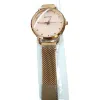 This golden strap watch is a fashionable, simple and light luxury ladies' wristwatch with a stainless steel bracelet and an automatic mechanical watch Item Picture
